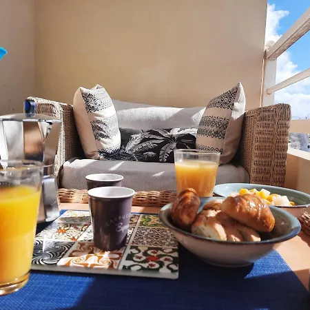 Apartment Sun & Surf Loft, Near Main Street And Beach, Wifi Fiber, Winter Garden With Sea View Corralejo