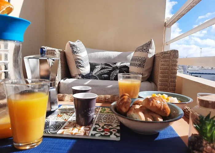 Apartamento Sun & Surf Loft, Near Main Street And Beach, Wifi Fiber, Winter Garden With Sea View Corralejo